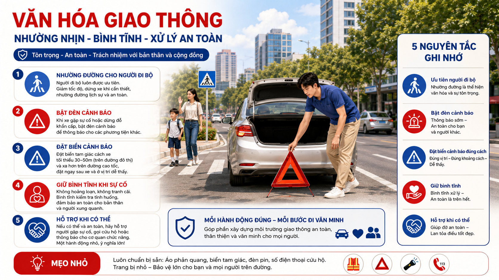 Văn hóa giao thông và xử lý sự cố